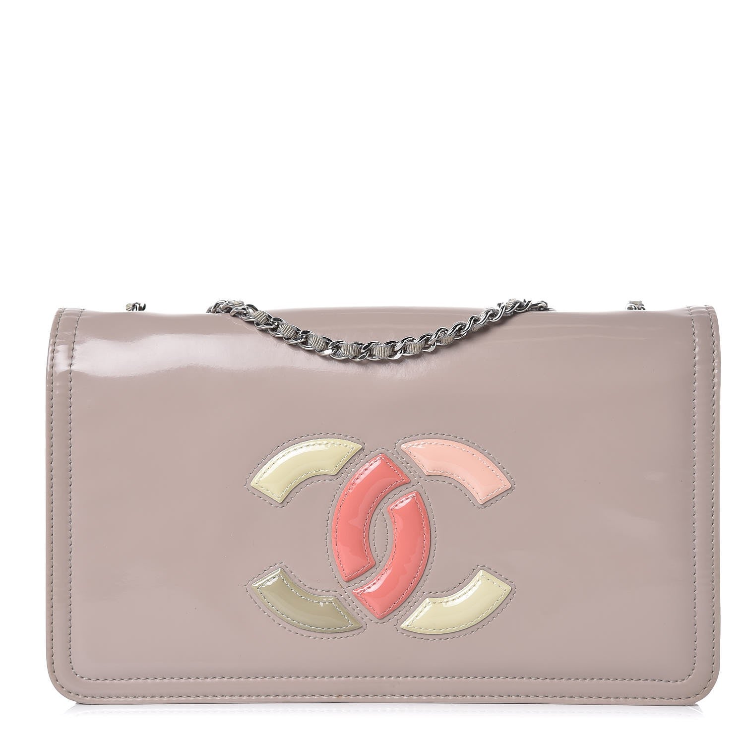 Chanel Vinyl Lipstick Flap Beige 1 of 8