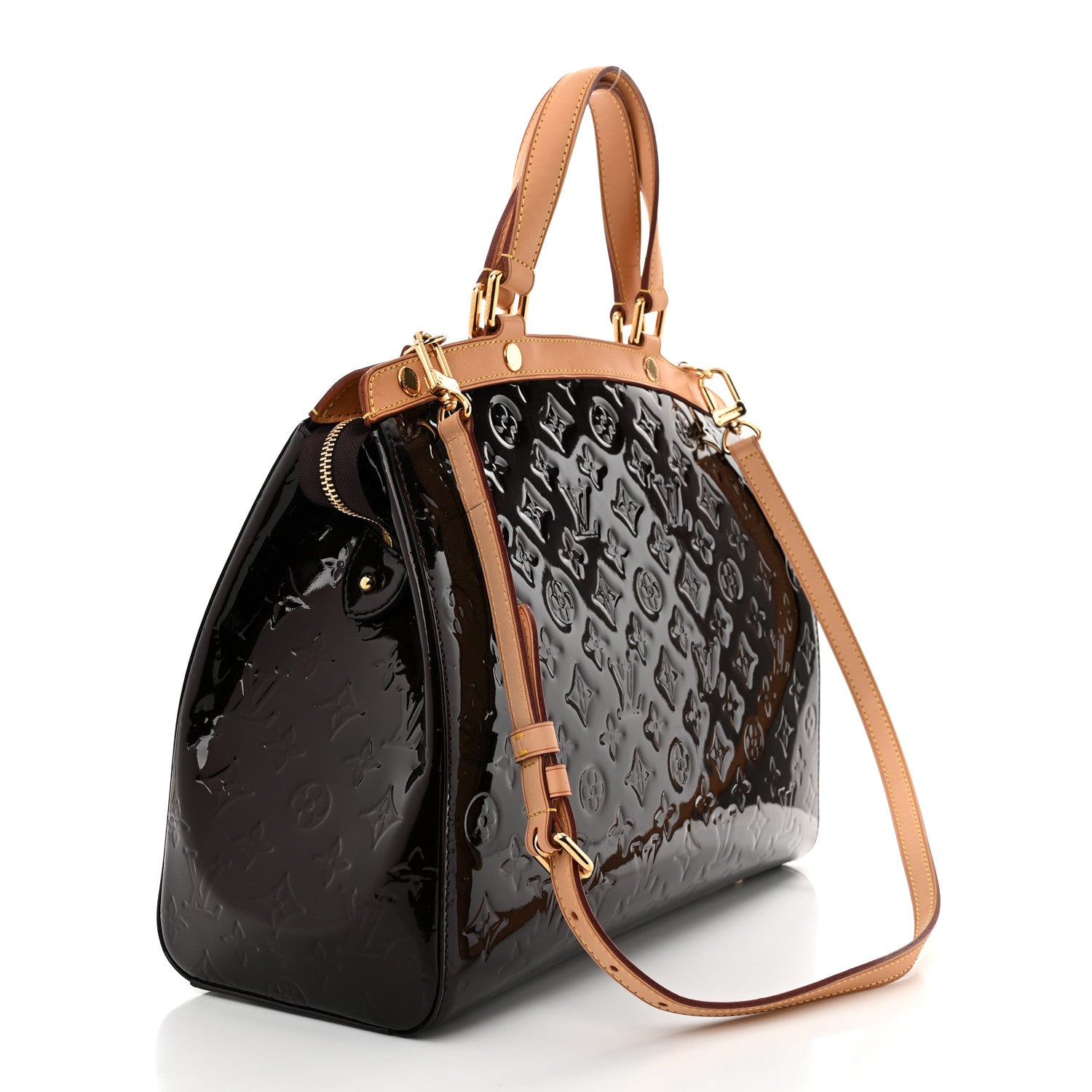 Louis Vuitton Vernis Brea GM Amarante 3 of 9