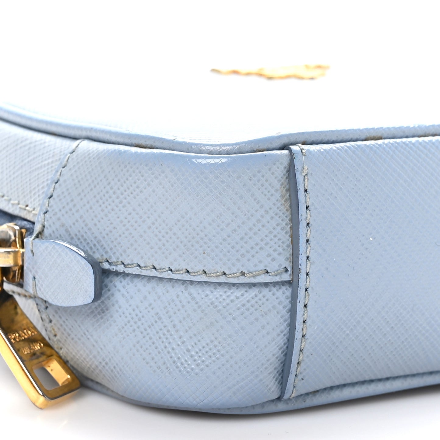 Saffiano Mini Camera Crossbody Bag Astrale