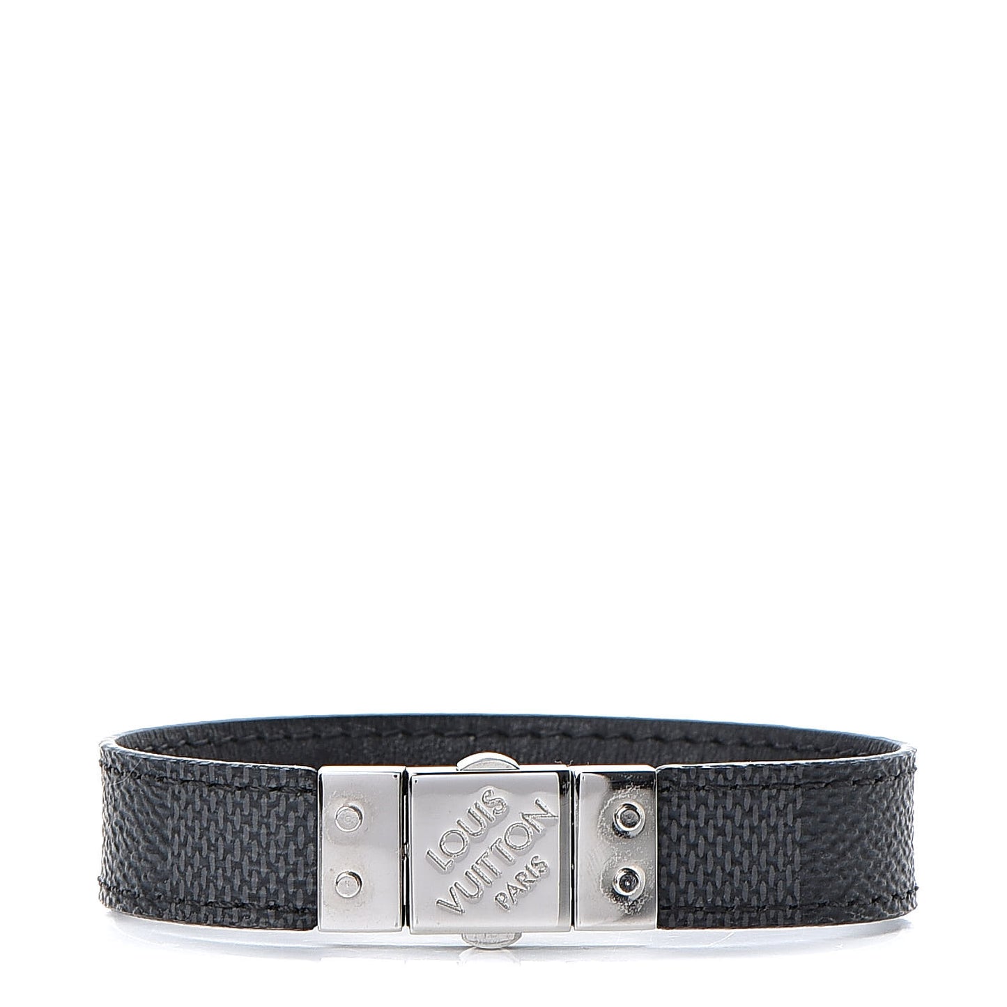 Damier Graphite Check It Reversible Bracelet 21