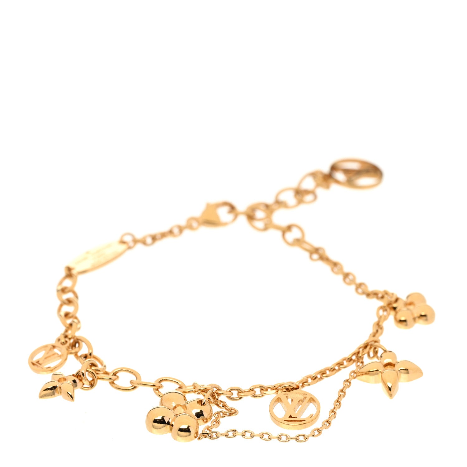 Louis Vuitton Metal Monogram Blooming Supple Bracelet 1 of 5