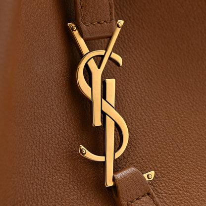 Saint Laurent Grained Calfskin Small Le 5 A 7 Supple Hobo Fox 10 of 12