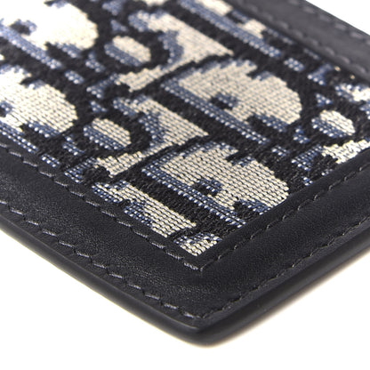 Christian Dior Oblique Luggage Tag Navy Blue 5 of 7