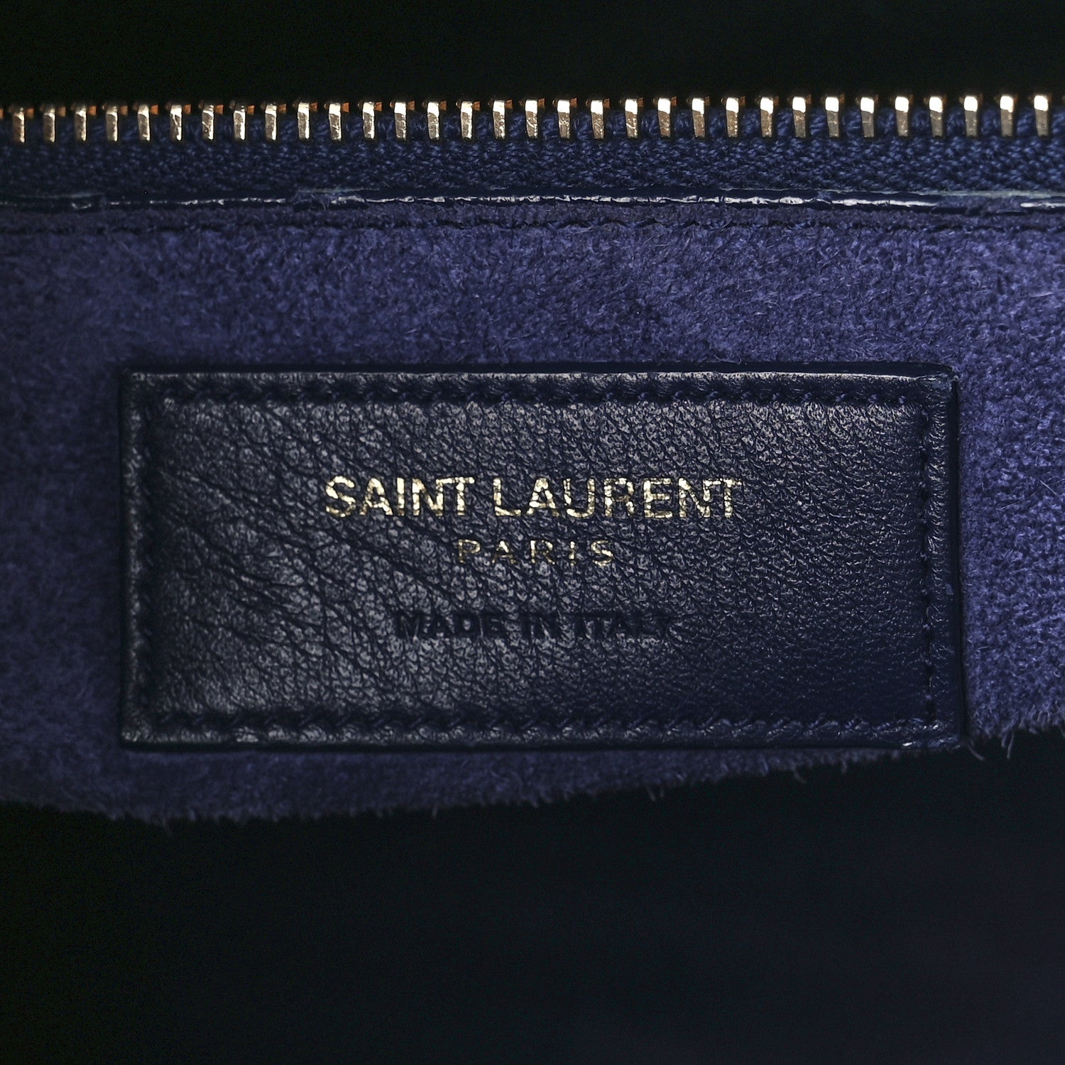 Saint Laurent Calfskin Small Sac De Jour Marine 6 of 13