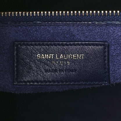 Saint Laurent Calfskin Small Sac De Jour Marine 6 of 13