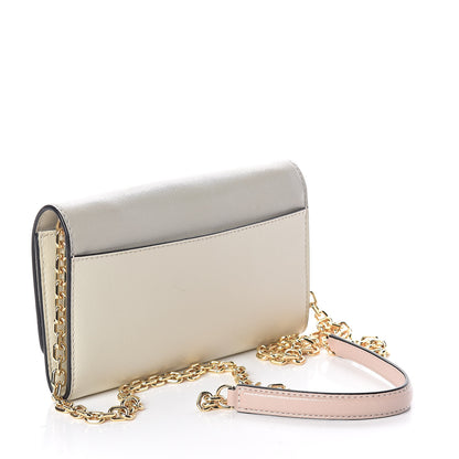 Marc Jacobs Saffino Snapshot Wallet on Chain Light Slate 3 of 9