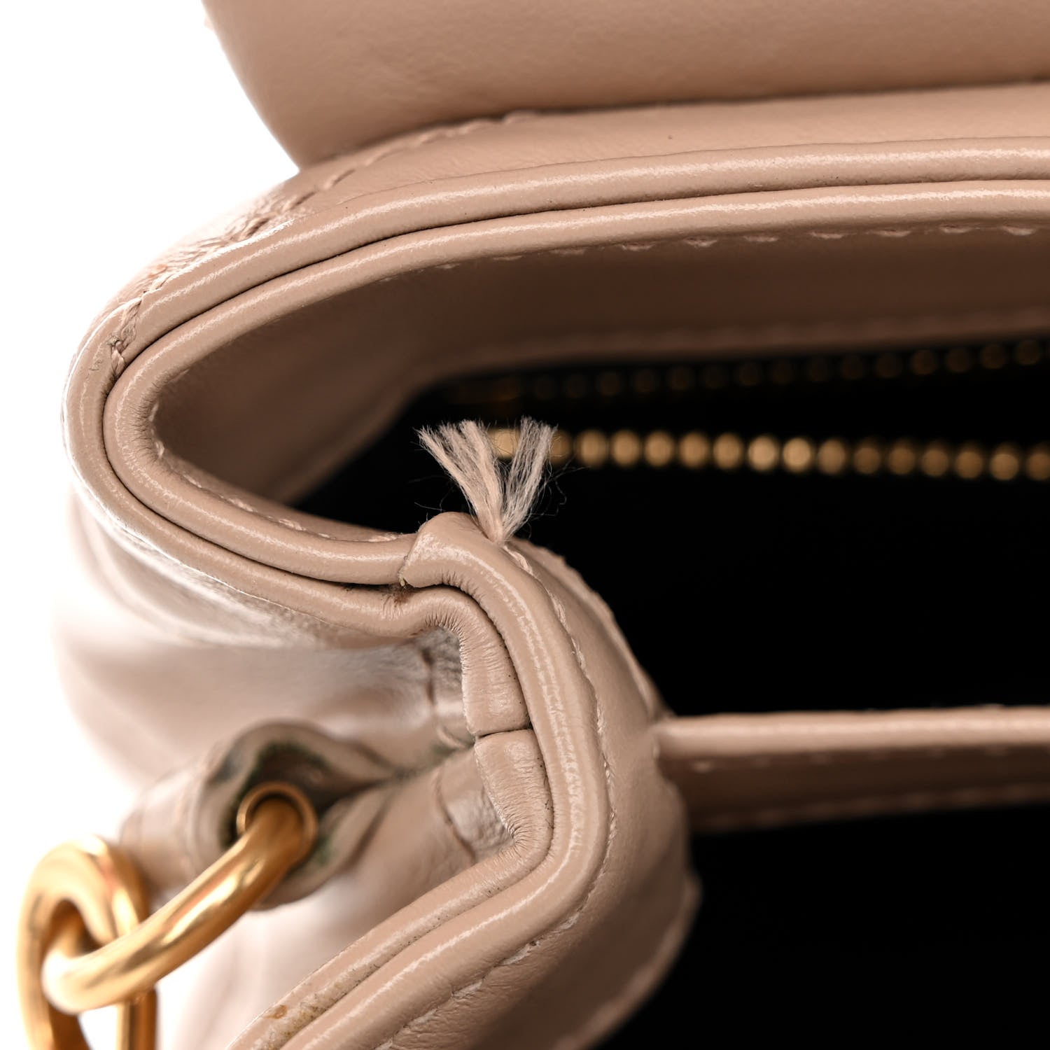 Saint Laurent Calfskin Y Quilted Monogram Toy Loulou Crossbody Bag Dark Beige 11 of 11
