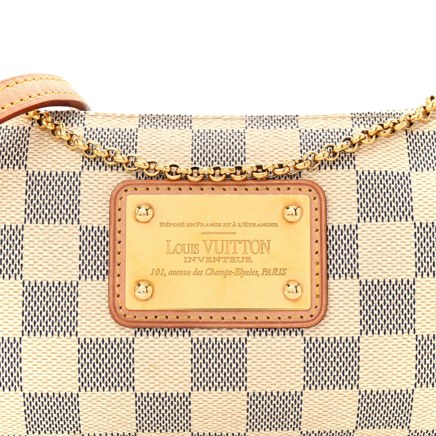 Louis Vuitton Damier Azur Eva Clutch 8 of 13