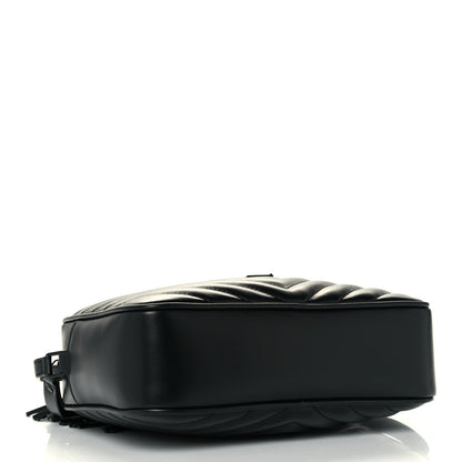 Saint Laurent Calfskin Matelasse Monogram Lou Camera Bag Black 4 of 10