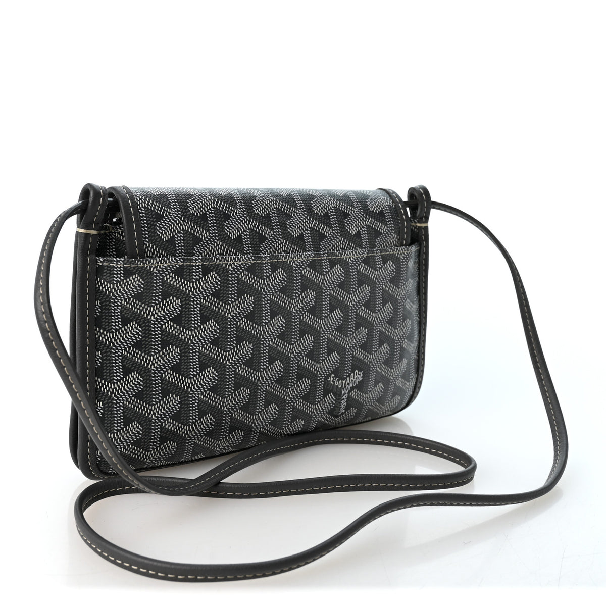Goyardine Plumet Wallet Clutch Grey