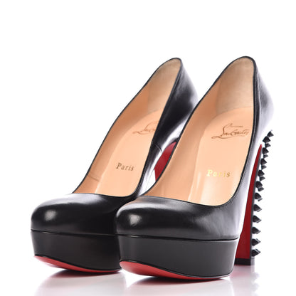 Christian Louboutin Kid Taclou 120 Pumps 37.5 Black 3 of 7