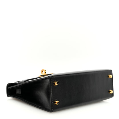 Hermes Box Mini Kelly Sellier 20 Black 4 of 11