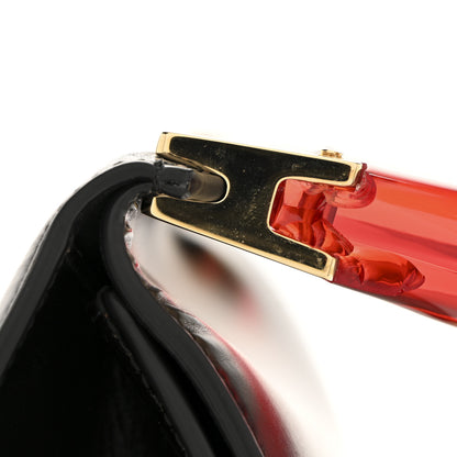 Salvatore Ferragamo Calfskin Prism Top Handle Bag Black 10 of 10