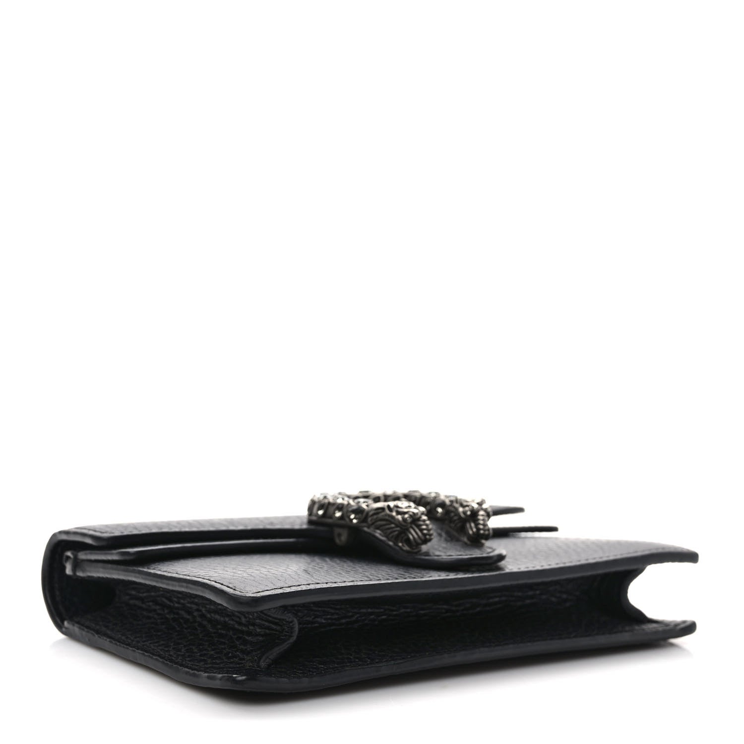 Gucci Calfskin Super Mini Dionysus Shoulder Bag Black 4 of 10