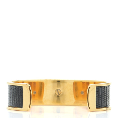 Hermes Lizard Kelly Cuff Black 5 of 16