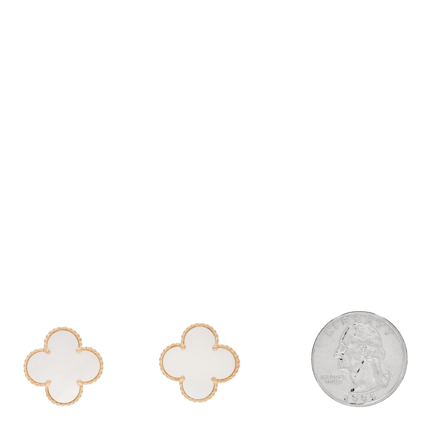 18K Yellow Gold Mother of Pearl Magic Alhambra Earrings