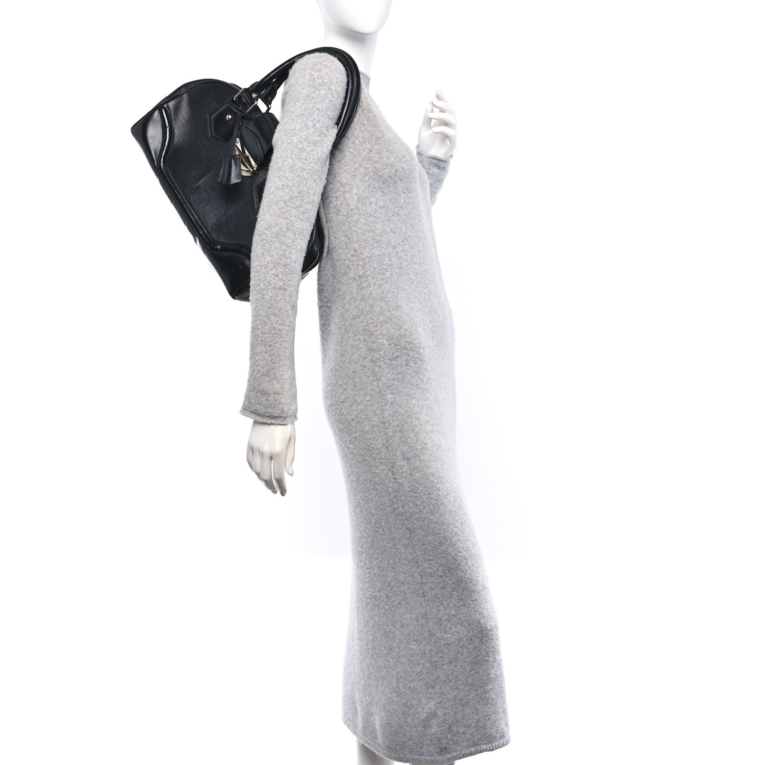 Louis Vuitton Epi Bowling Montaigne GM Black 2 of 9