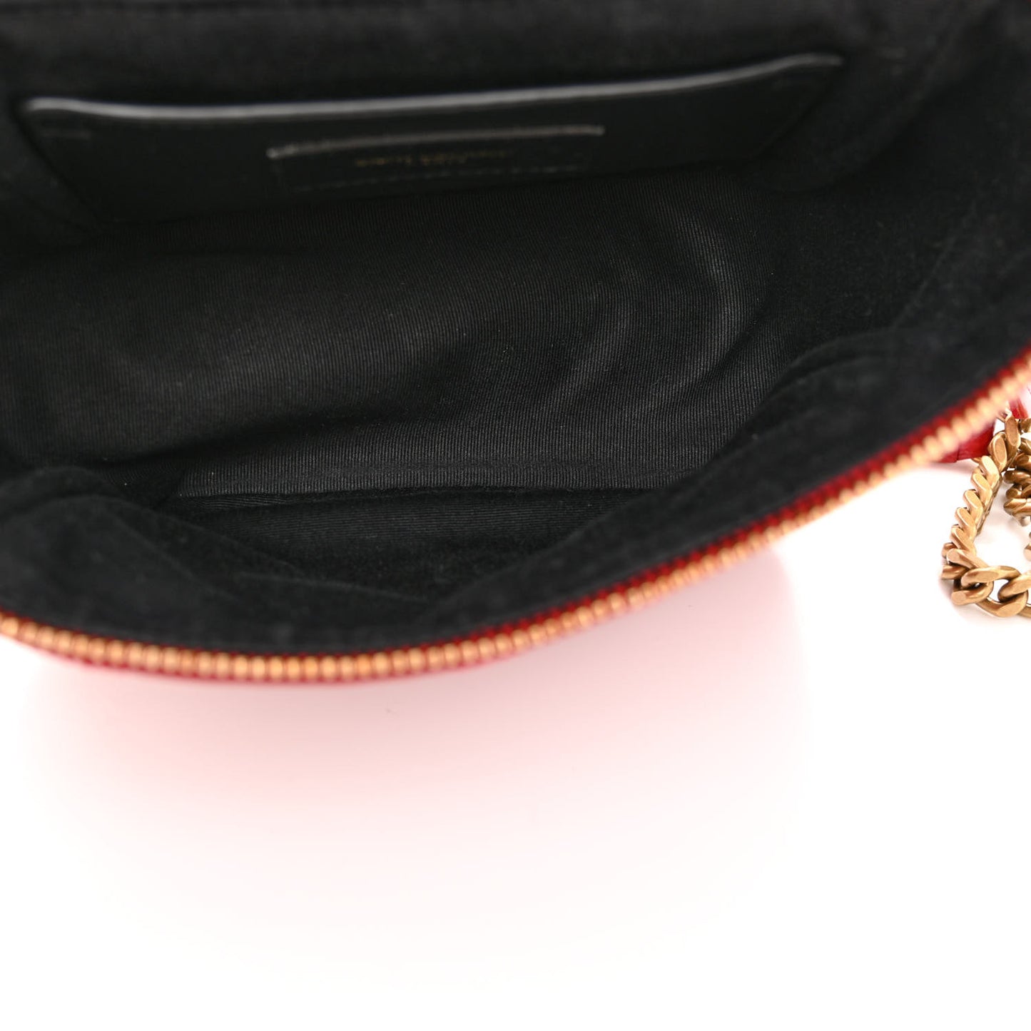 Grain de Poudre Quilted 80's Vanity Bag Red
