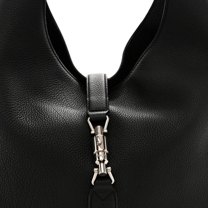 Gucci Soft Grained Calfskin Large Jackie Hobo Black 9 of 12