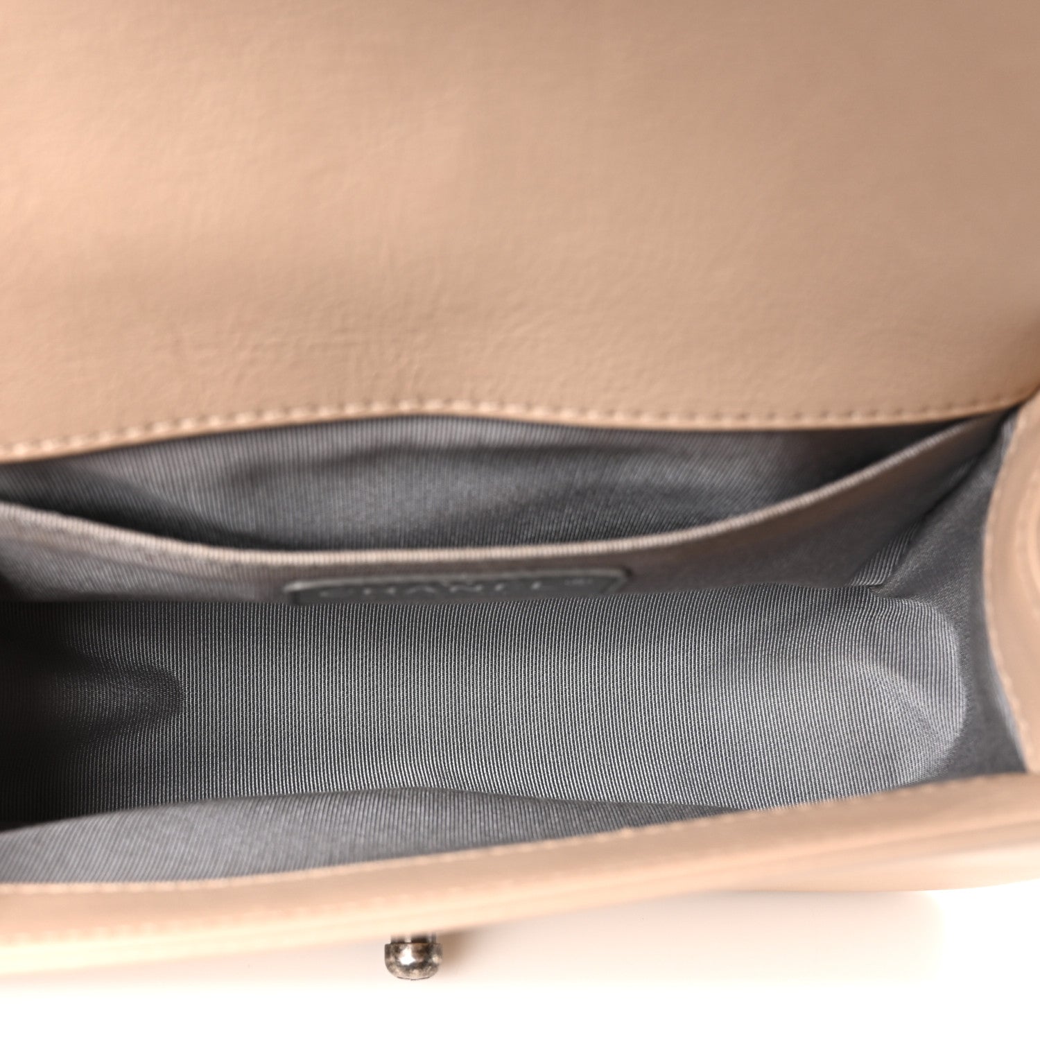 Chanel Calfskin Double Stitch Small Boy Flap Beige 5 of 11