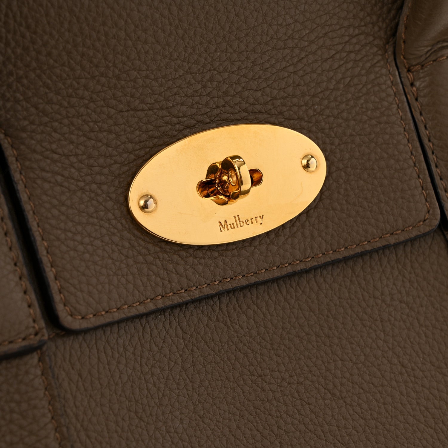 Mulberry Soft Grain Calfskin Bayswater Taupe 12 of 13
