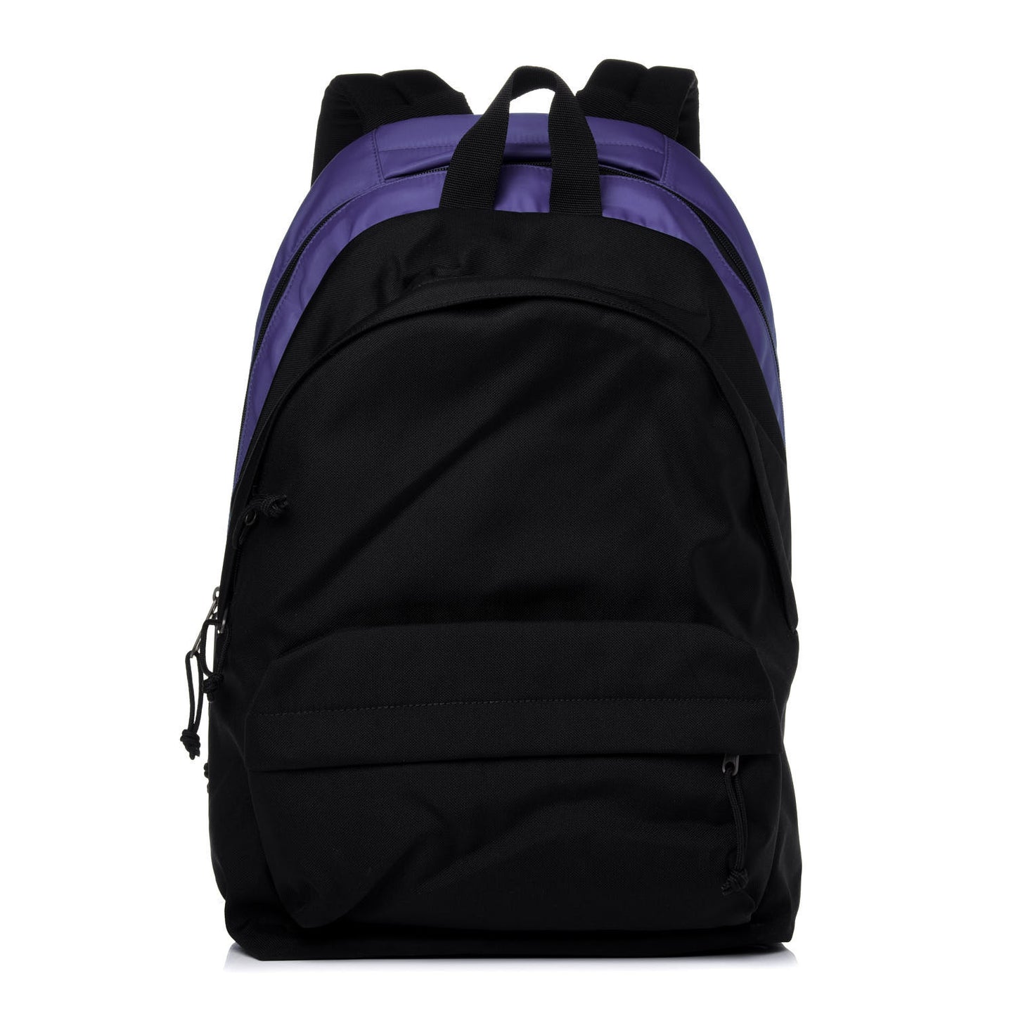 Nylon Double Pack Backpack Purple Black