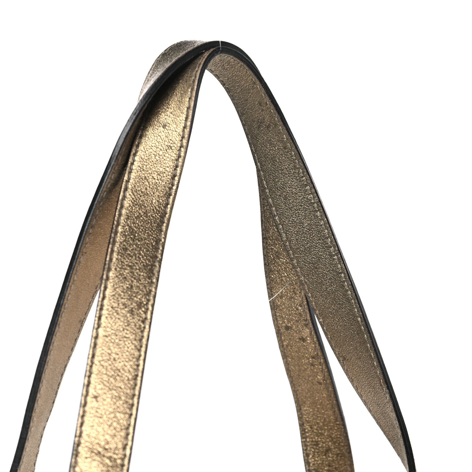 Gucci Satin Monogram Medium Abbey Tote Metallic Bronze 11 of 11