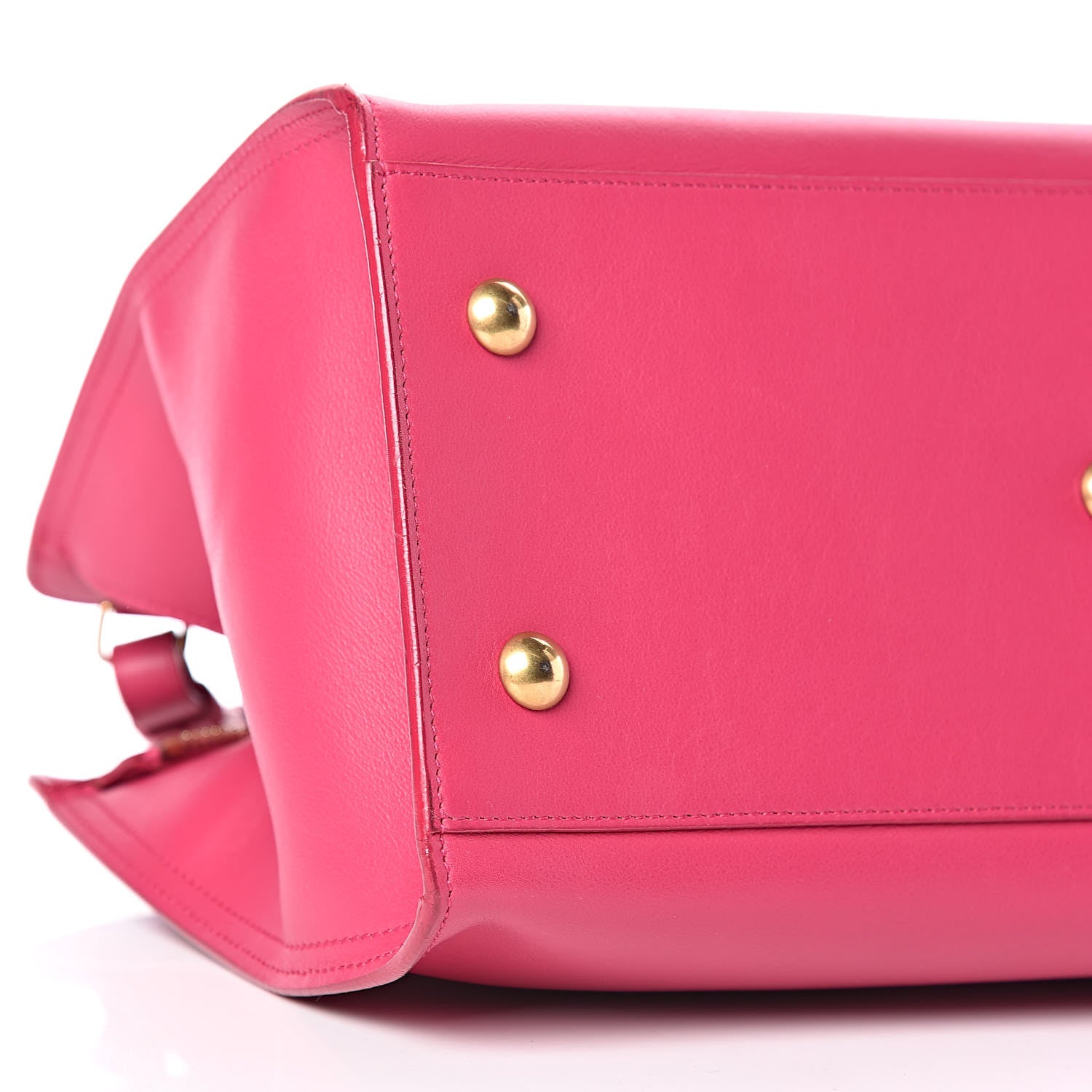 Saint Laurent Calfskin Small Classic Y Cabas Fuchsia 11 of 12