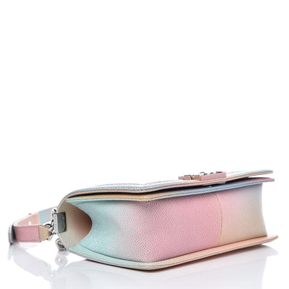 Chanel Caviar Quilted Medium Rainbow Boy Flap Multicolor 4 of 8