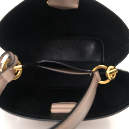 Prada Saffiano Cuir Medium Panier Bucket Bag Cipria Black 4 of 17
