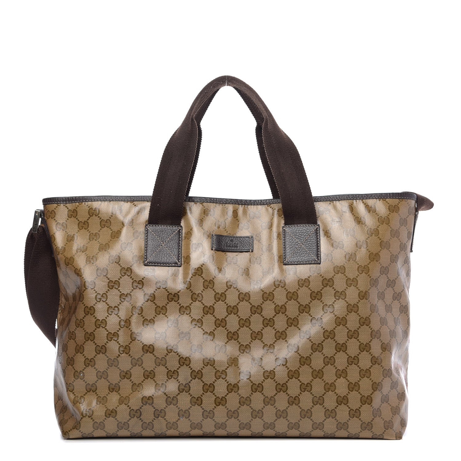 Gucci Crystal Monogram Travel Bag Dark Brown 1 of 13