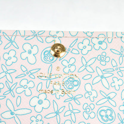 Louis Vuitton Monogram Fleuri Sarah Wallet Rose 8 of 18