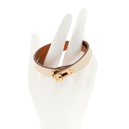 Hermes Swift Mini Kelly Double Tour Bracelet T3 Nata 2 of 8