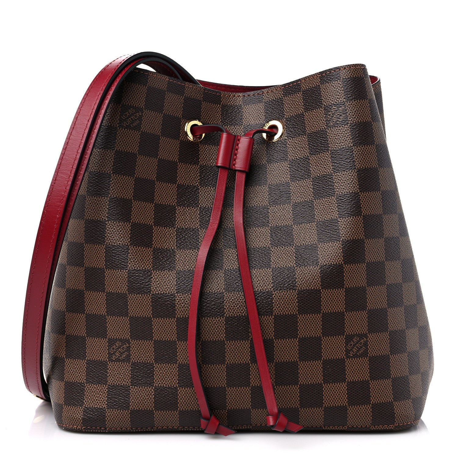 Louis Vuitton Damier Ebene Neonoe MM Cherry Berry 1 of 11