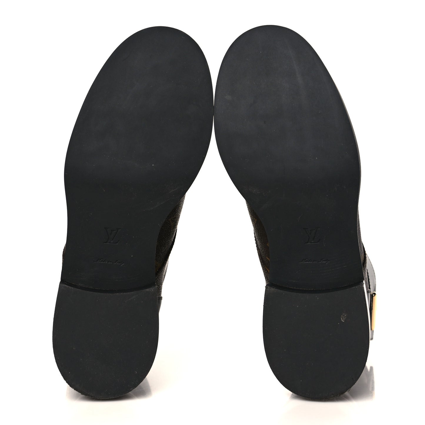Calfskin Monogram Wonderland Flat Ranger Boots 39 Black