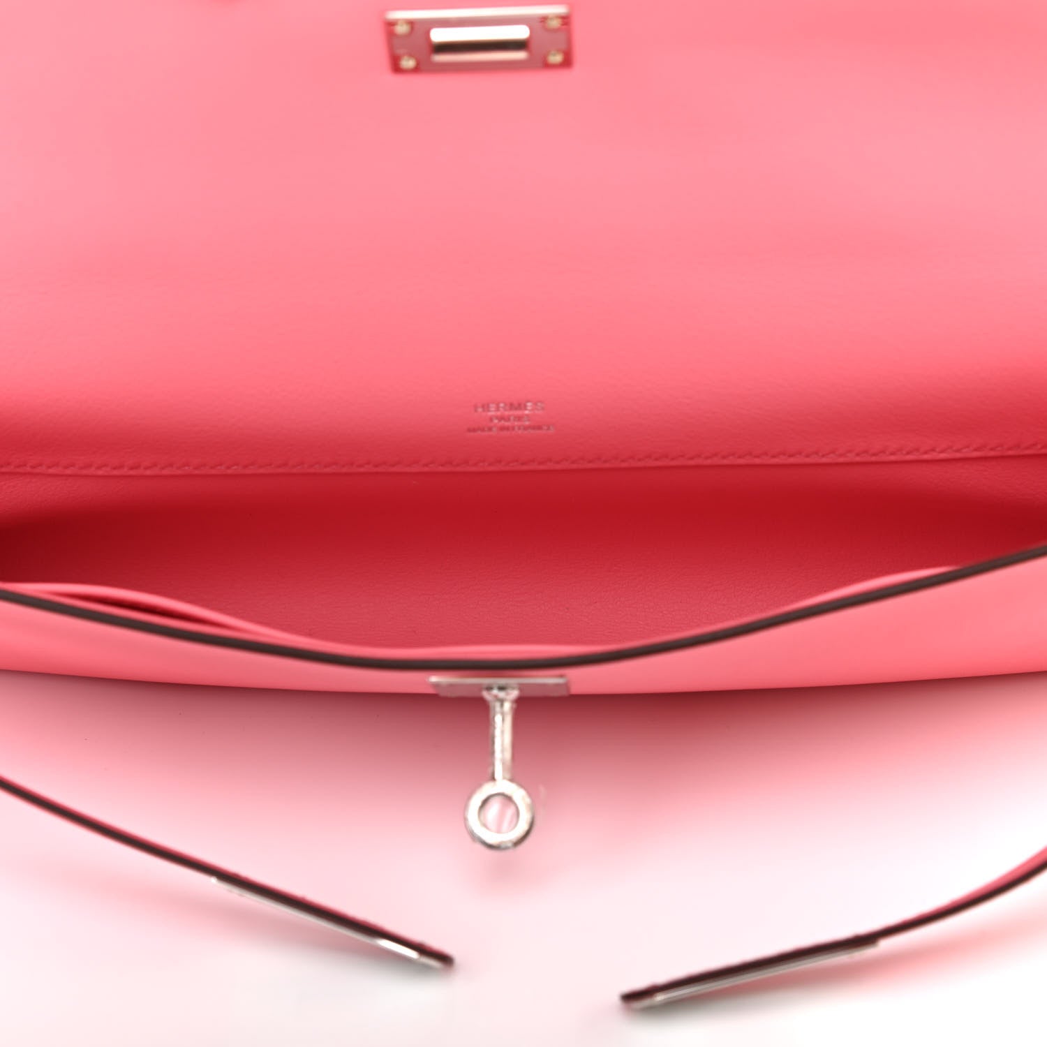 Hermes Swift Kelly Cut Clutch Pochette Rose D'Ete 5 of 7