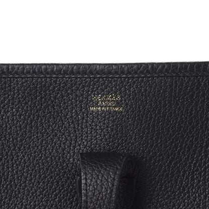 Hermes Taurillon Clemence Evelyne III PM Black 8 of 10
