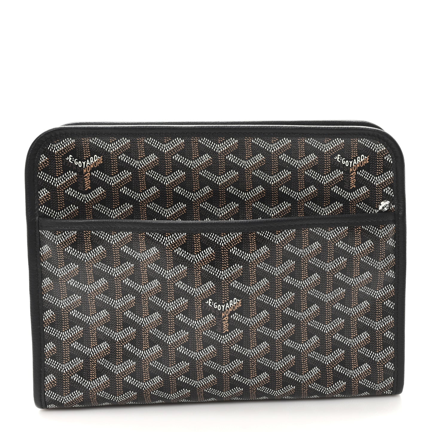 Goyardine Jouvence MM Toiletry Pouch Black
