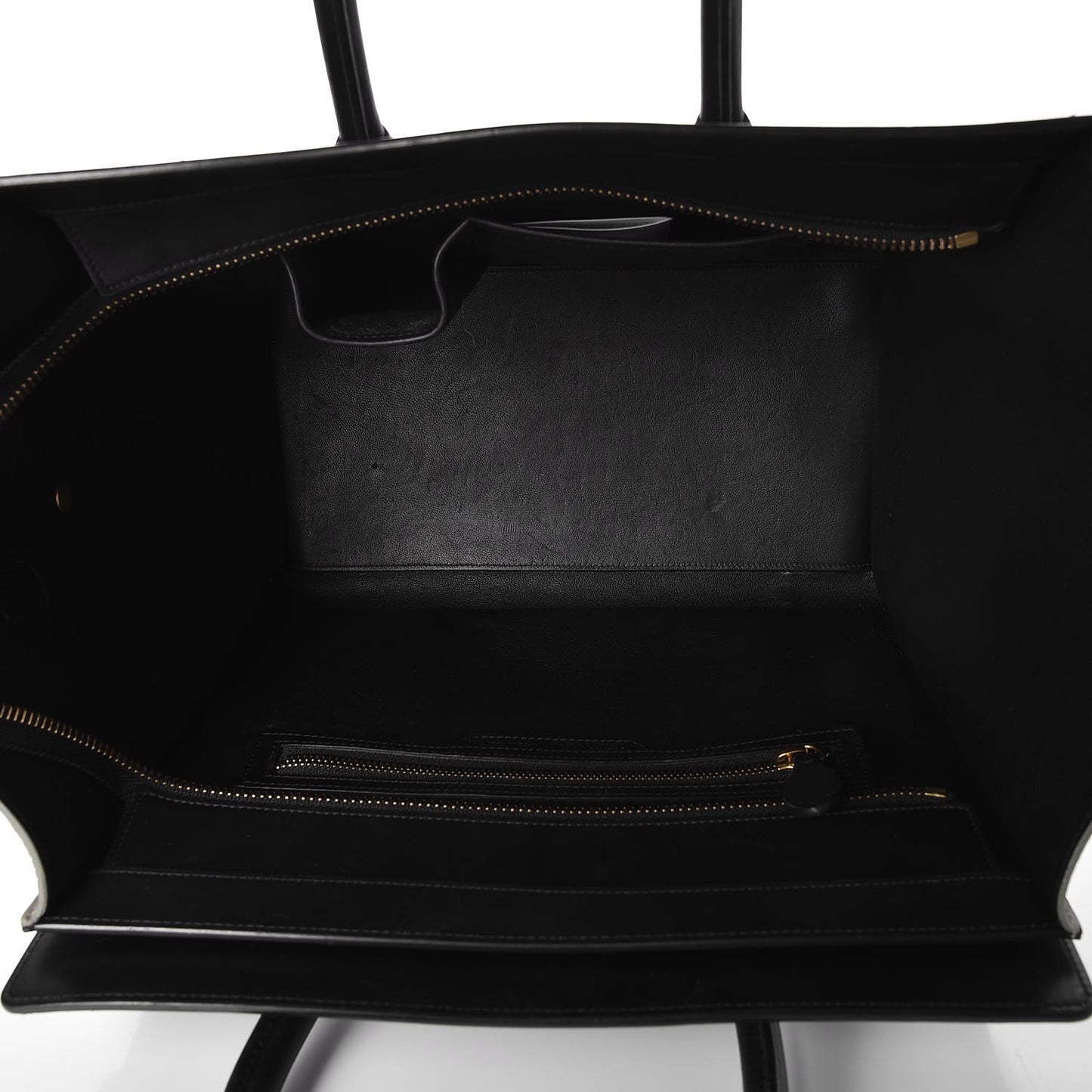Satin Calfskin Mini Tri-Color Luggage Dark Grey
