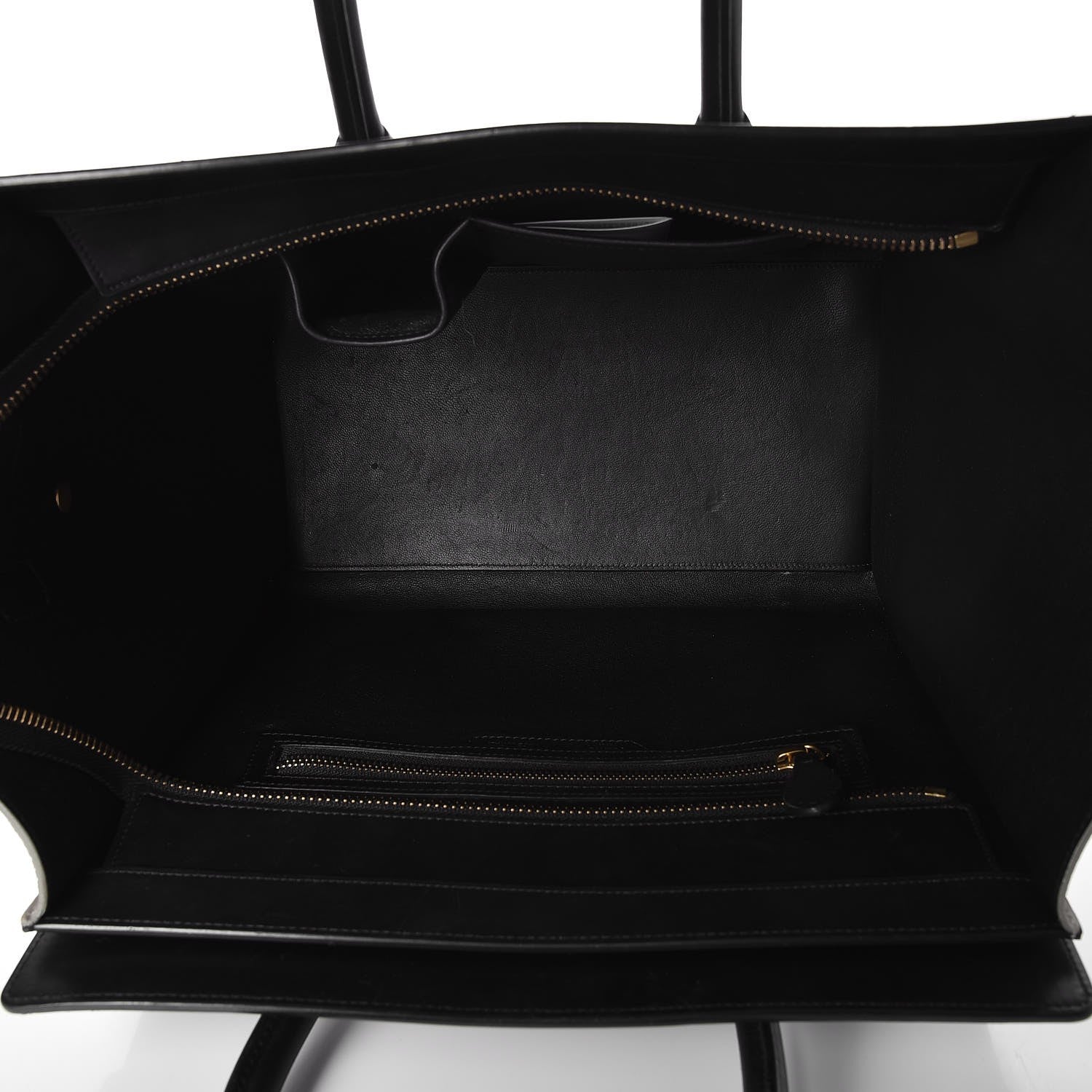 Celine Satin Calfskin Mini Tri-Color Luggage Dark Grey 5 of 12