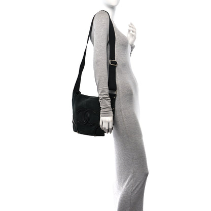Chanel Suede Sparkling Winter Messenger Black 2 of 9