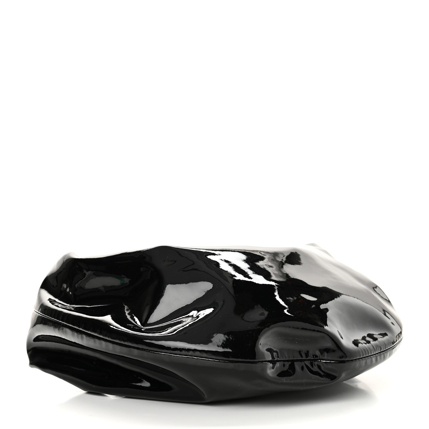 Khaite Patent Medium Olivia Hobo Black 3 of 7