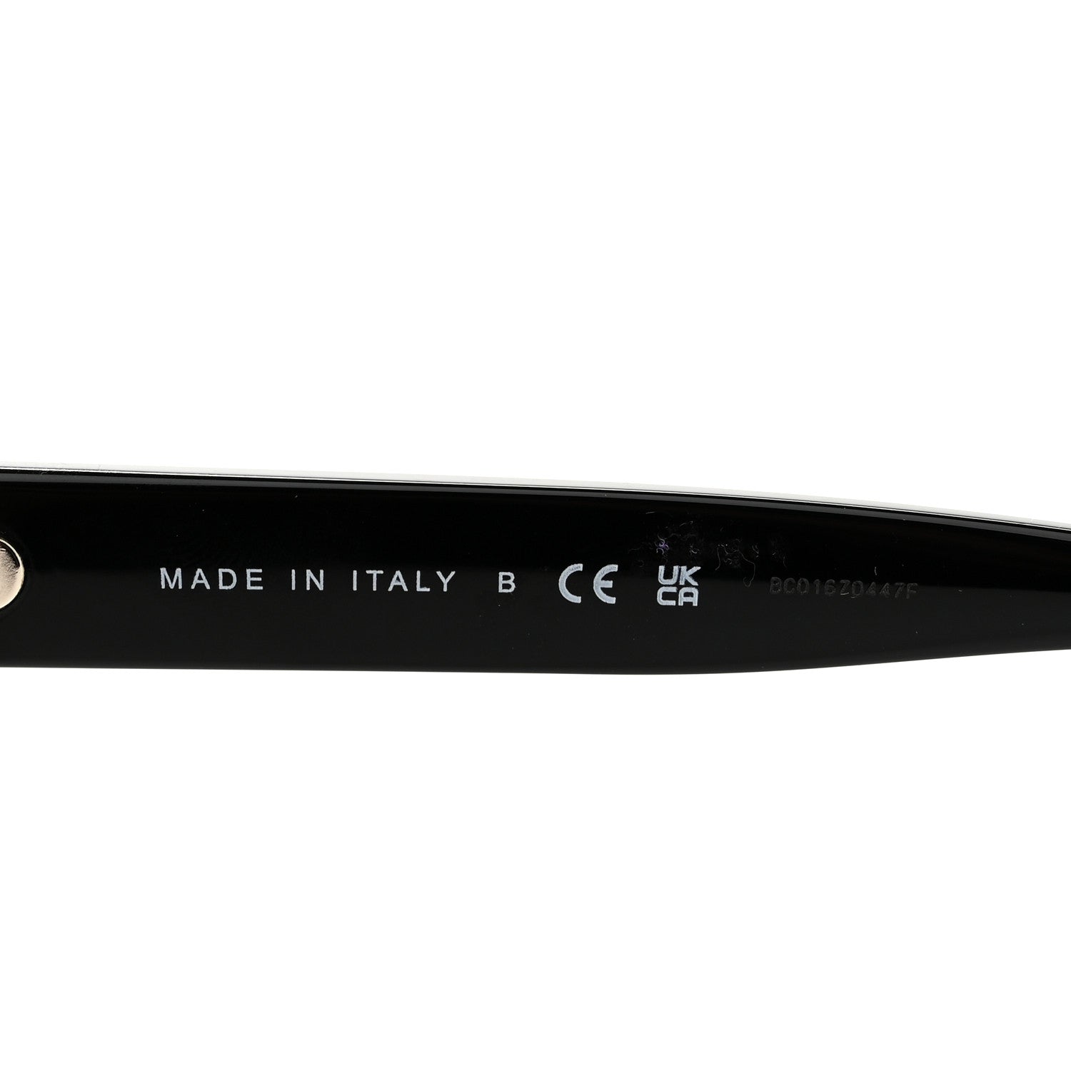 Chanel Acetate Crystal CC Rectangle Sunglasses 5496-B Black 6 of 7