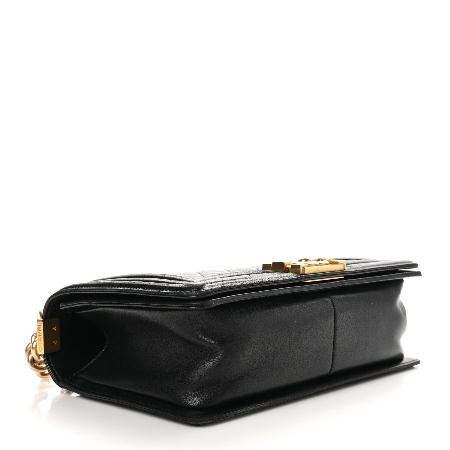 Chanel Lambskin Quilted Medium Boy Flap Black 4 of 11