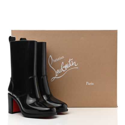 Christian Louboutin Recycled PVC Calfskin Loubirain 70 Boots 35 Black 8 of 8