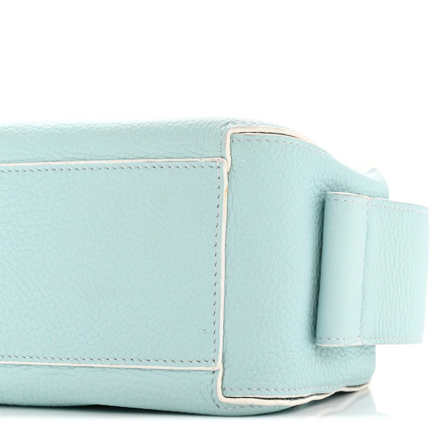 Delvaux Taurillon Soft Mini Cool Box Satchel Light Blue 10 of 13