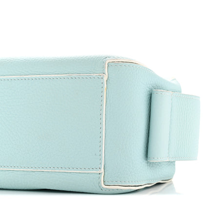 Delvaux Taurillon Soft Mini Cool Box Satchel Light Blue 10 of 13