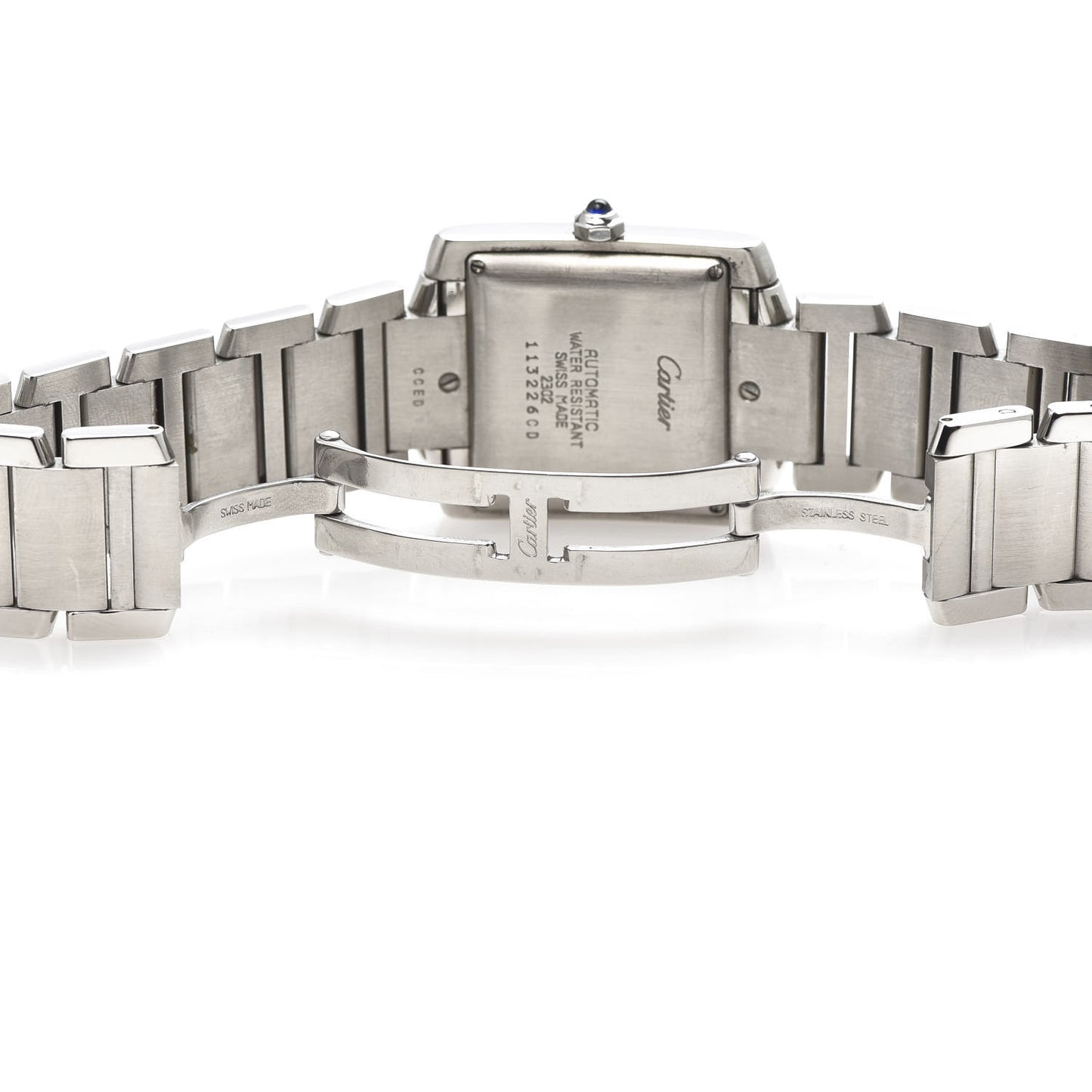 Stainless Steel 28mm Tank Francaise Automatic Watch
