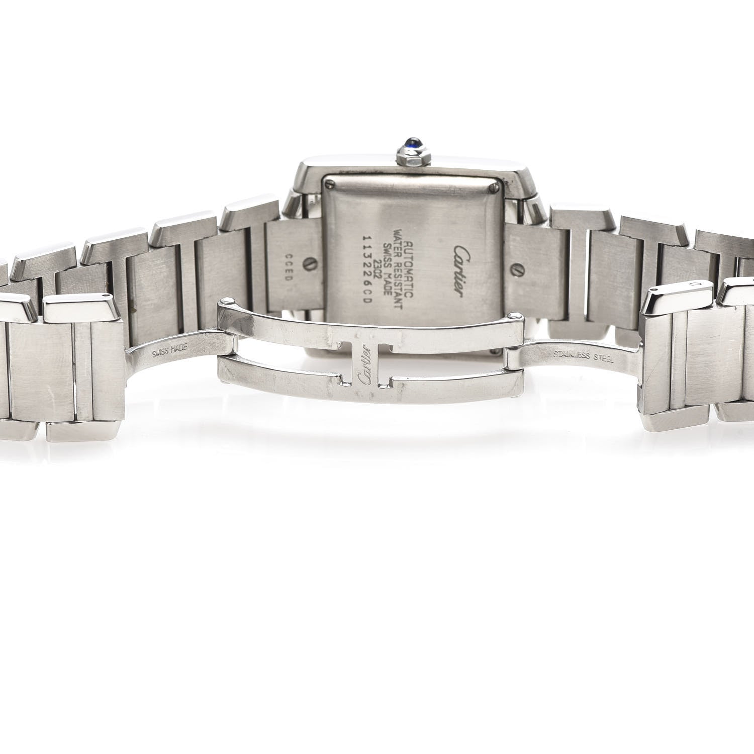 Cartier Stainless Steel 28mm Tank Francaise Automatic Watch 6 of 6