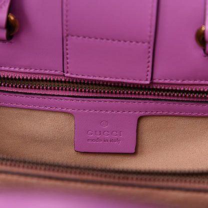 Gucci Calfskin Matelasse Small GG Marmont Tote Candy Mousse 9 of 11